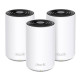 TP-LINK - TP-Link Deco XE75 Tribanda (2.4 GHz / 5 GHz / 6 GHz) Wi-Fi 6E (802.11ax) Blanco 3 Interno - DECO XE75(3-PACK)